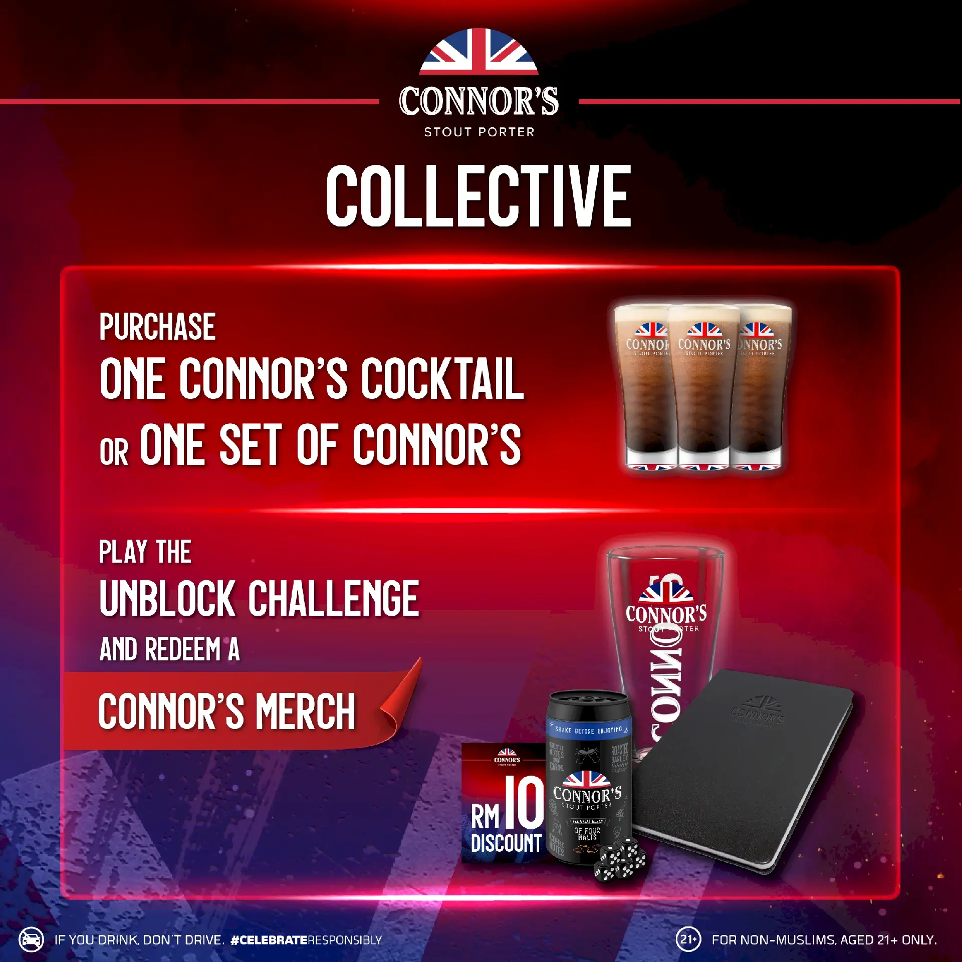 Connor's Cocktail Merchandise